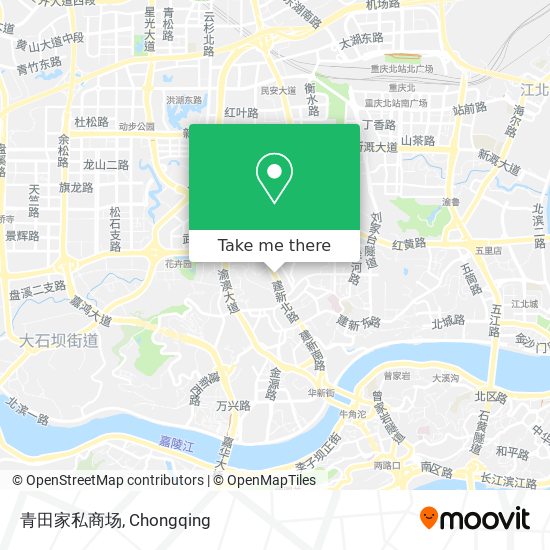 青田家私商场 map
