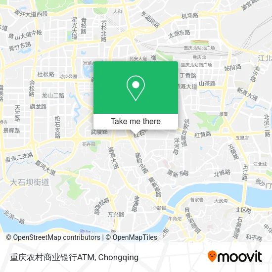 重庆农村商业银行ATM map