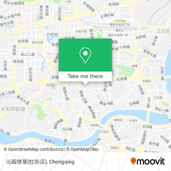 沁园饼屋(红街店) map