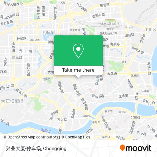 兴业大厦-停车场 map