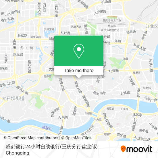 成都银行24小时自助银行(重庆分行营业部) map