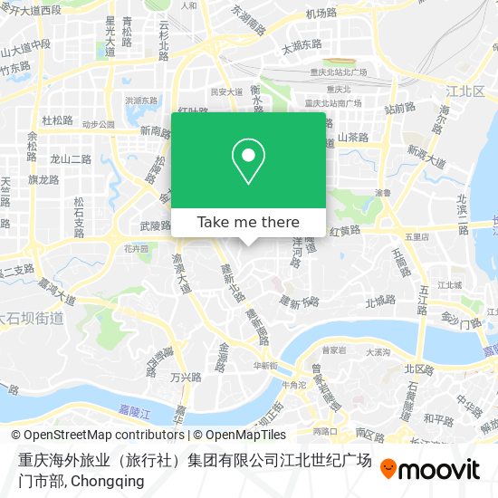 重庆海外旅业（旅行社）集团有限公司江北世纪广场门市部 map