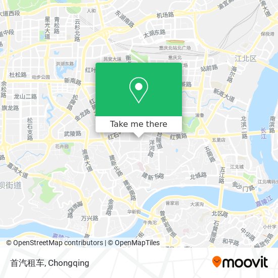 首汽租车 map