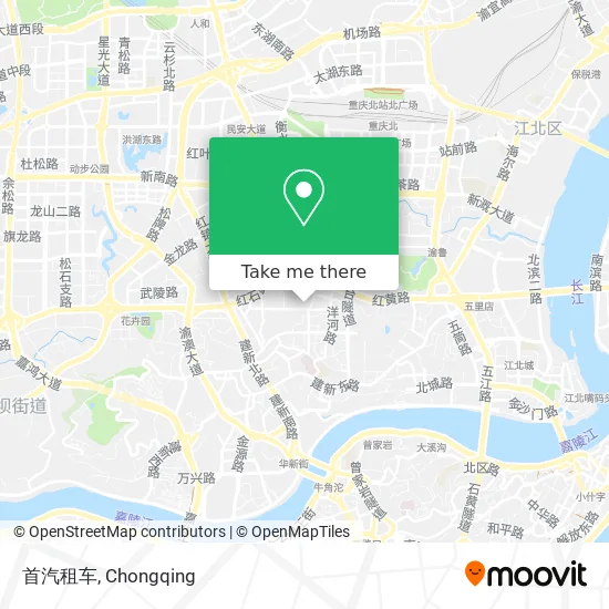 首汽租车 map