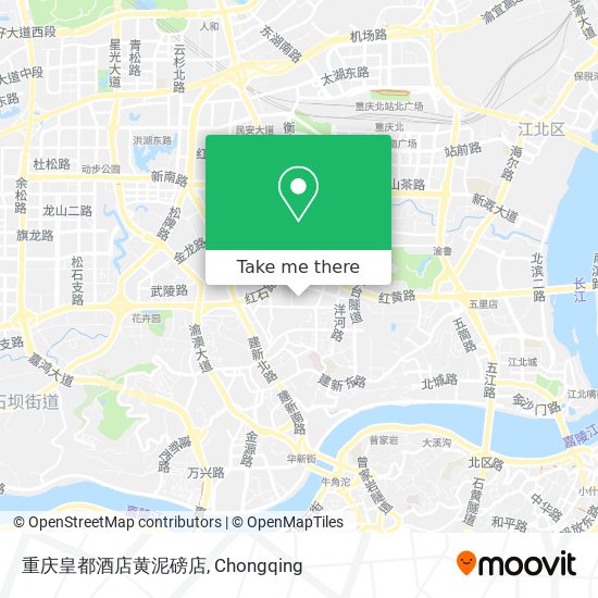 重庆皇都酒店黄泥磅店 map