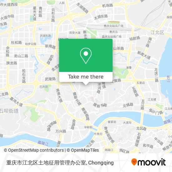 重庆市江北区土地征用管理办公室 map