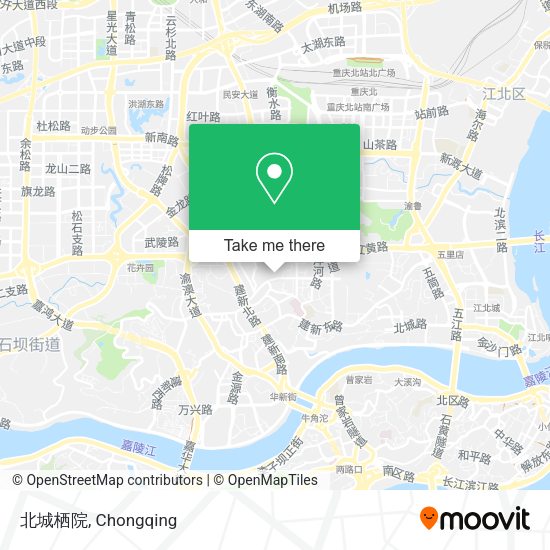 北城栖院 map