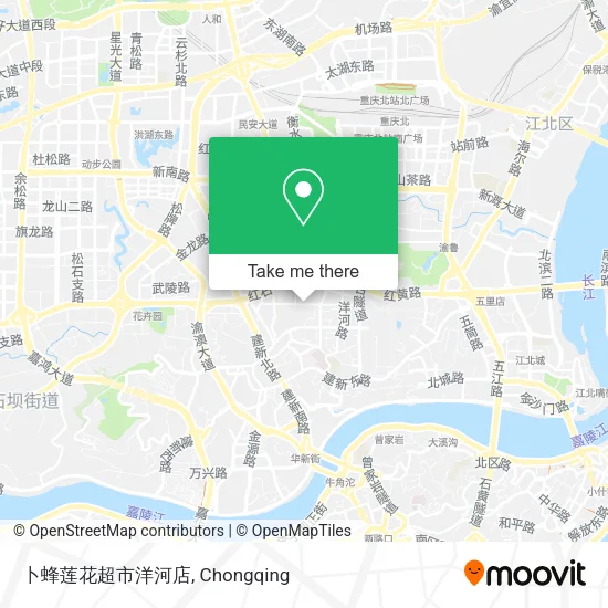 卜蜂莲花超市洋河店 map