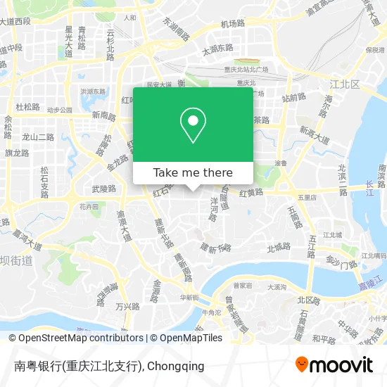 南粤银行(重庆江北支行) map
