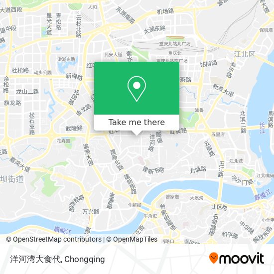 洋河湾大食代 map