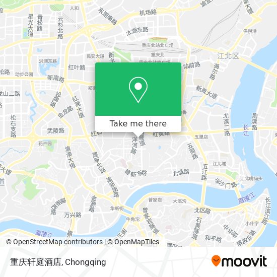 重庆轩庭酒店 map