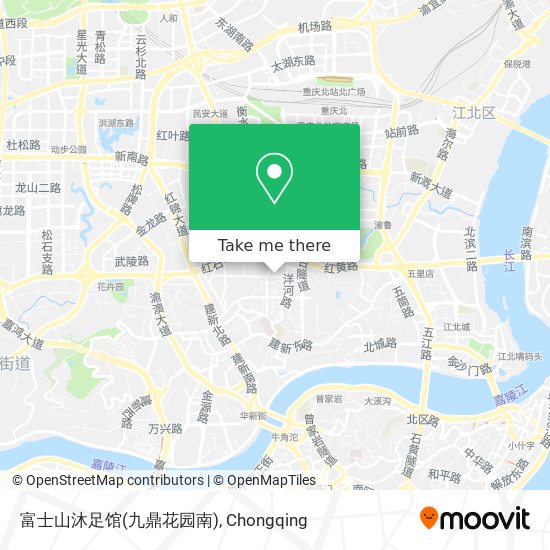 富士山沐足馆(九鼎花园南) map