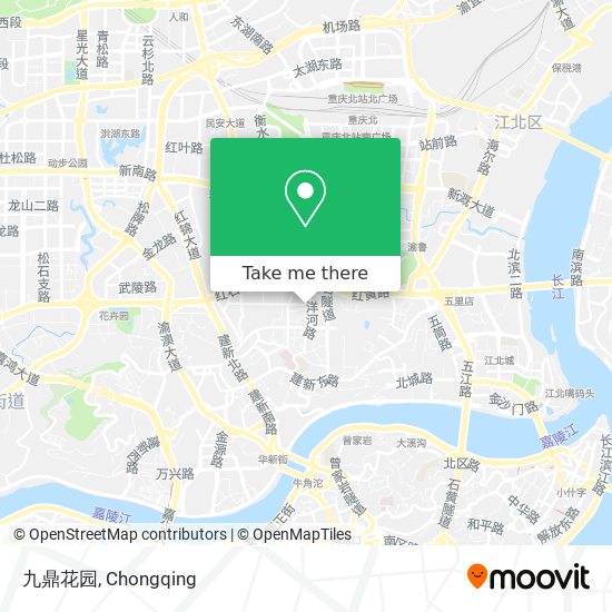 九鼎花园 map