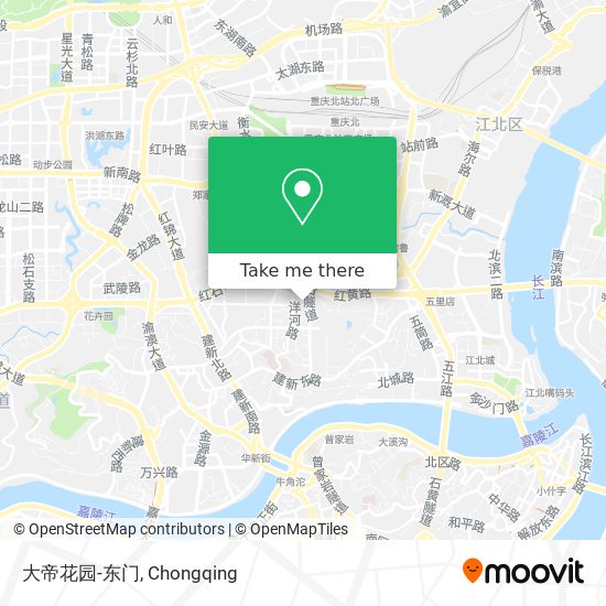 大帝花园-东门 map