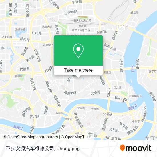 重庆安源汽车维修公司 map