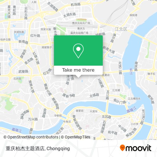 重庆柏杰主题酒店 map