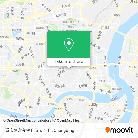 重庆阿富尔酒店无专厂店 map
