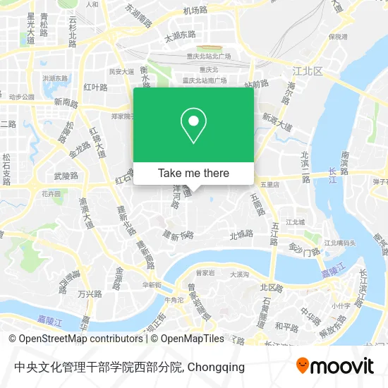 中央文化管理干部学院西部分院 map