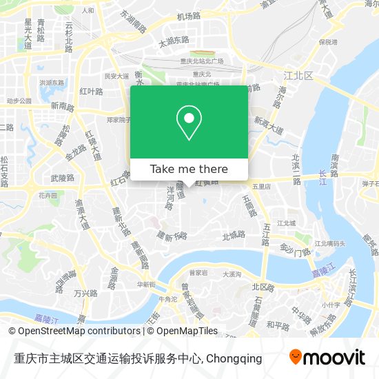 重庆市主城区交通运输投诉服务中心 map