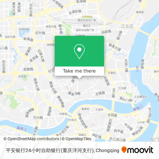 平安银行24小时自助银行(重庆洋河支行) map