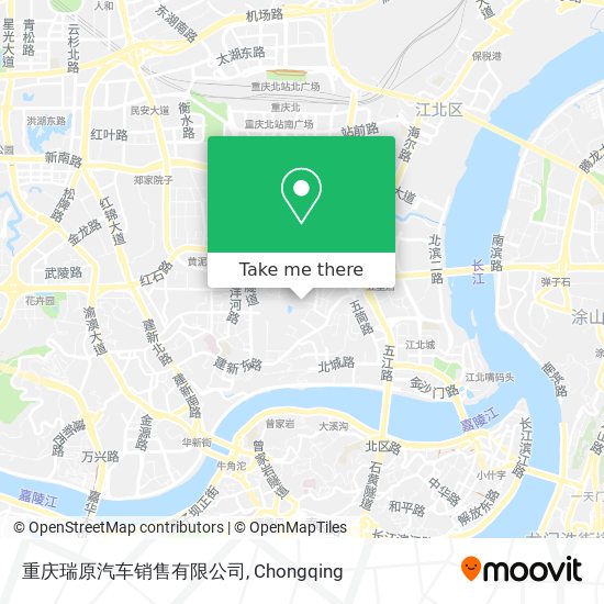 重庆瑞原汽车销售有限公司 map