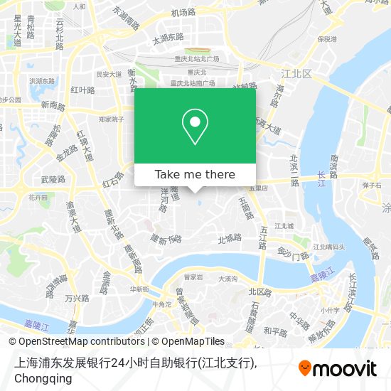 上海浦东发展银行24小时自助银行(江北支行) map