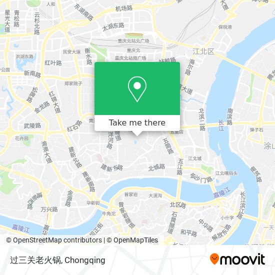 过三关老火锅 map