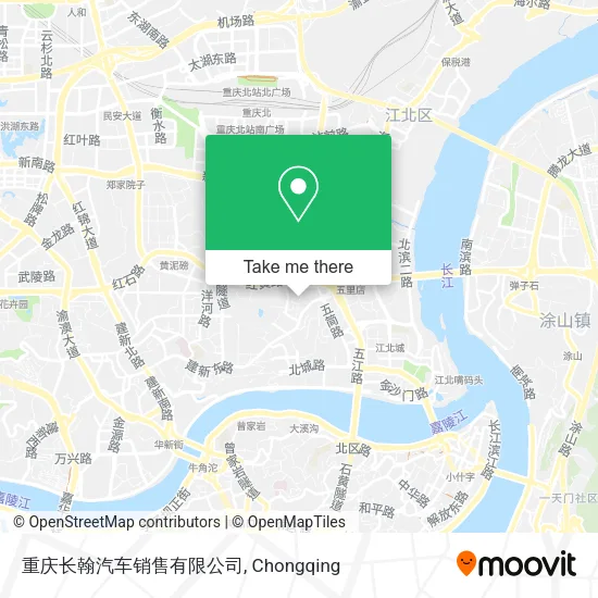 重庆长翰汽车销售有限公司 map