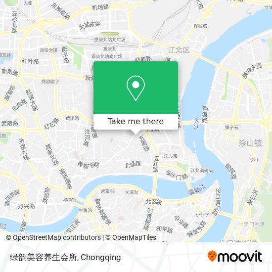 绿韵美容养生会所 map