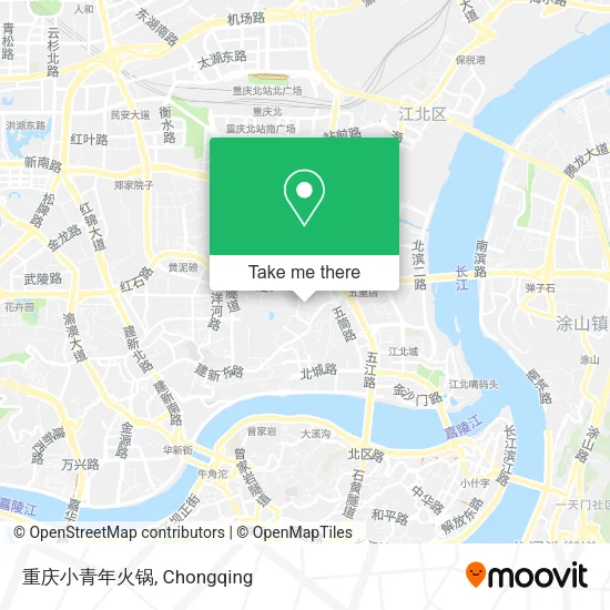 重庆小青年火锅 map