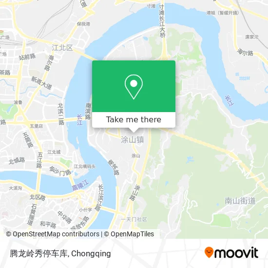 腾龙岭秀停车库 map