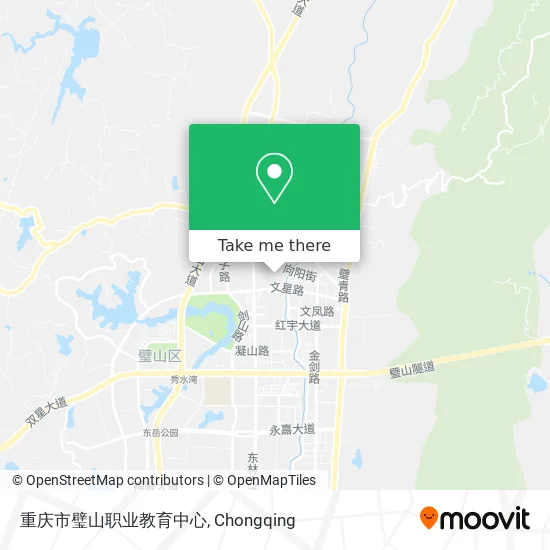 重庆市璧山职业教育中心 map
