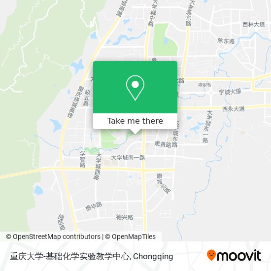 重庆大学-基础化学实验教学中心 map