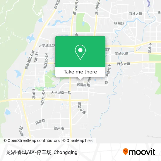 龙湖·睿城A区-停车场 map