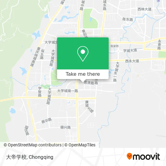 大帝学校 map