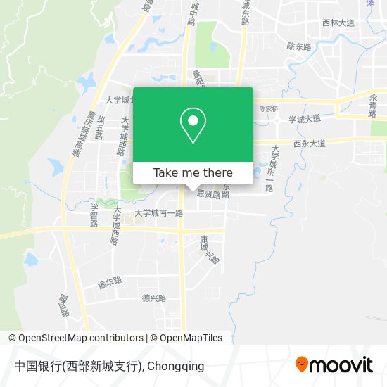 中国银行(西部新城支行) map