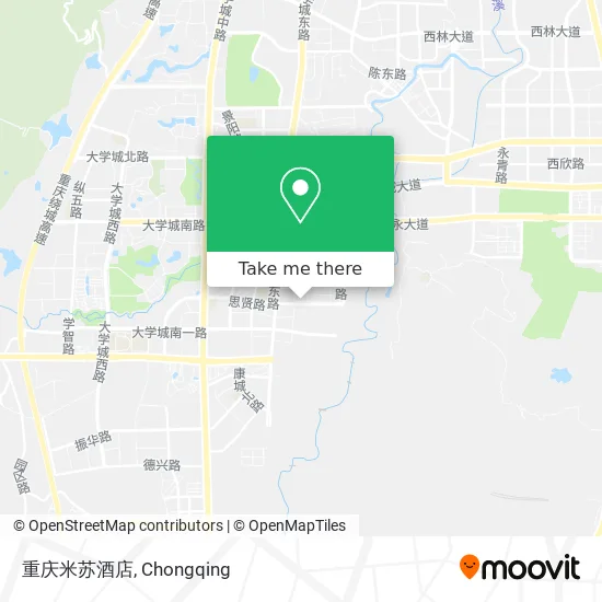 重庆米苏酒店 map