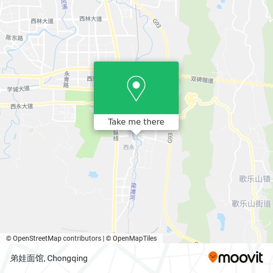 弟娃面馆 map
