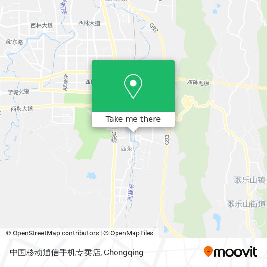 中国移动通信手机专卖店 map