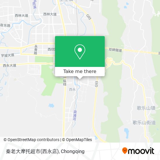 秦老大摩托超市(西永店) map