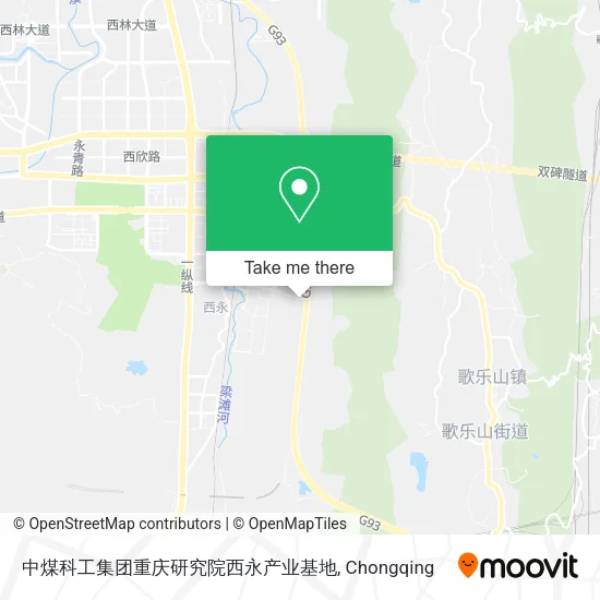 中煤科工集团重庆研究院西永产业基地 map
