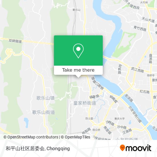和平山社区居委会 map