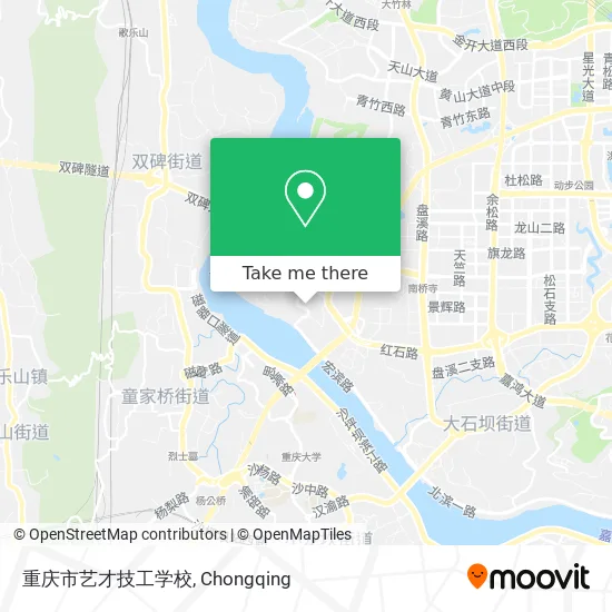 重庆市艺才技工学校 map