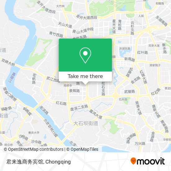 君来逸商务宾馆 map