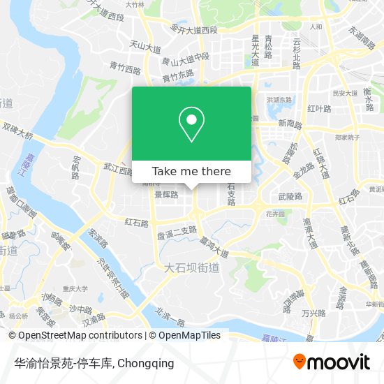 华渝怡景苑-停车库 map