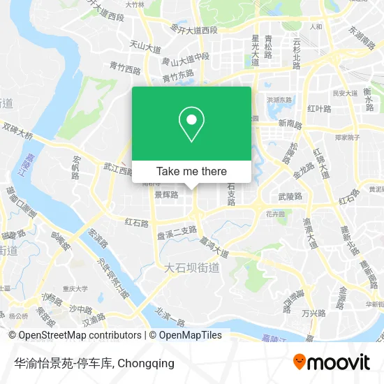 华渝怡景苑-停车库 map