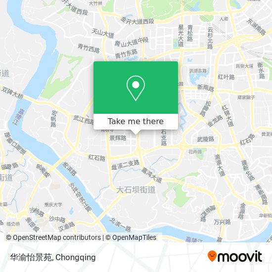 华渝怡景苑 map