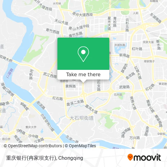 重庆银行(冉家坝支行) map