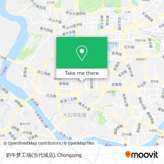 奶牛梦工场(当代城店) map