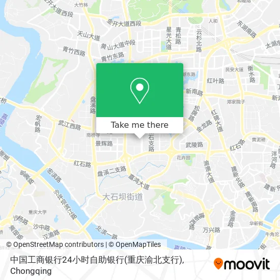 中国工商银行24小时自助银行(重庆渝北支行) map